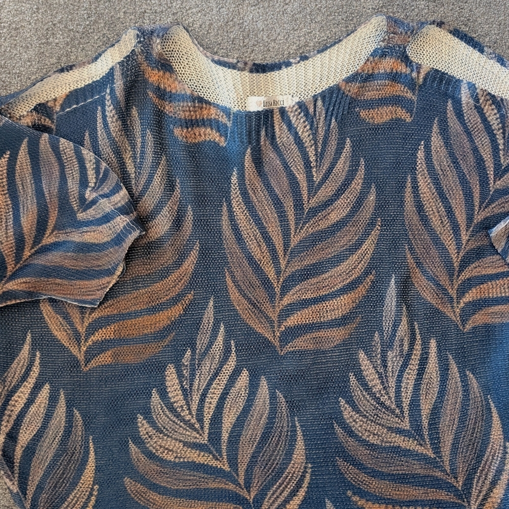 Luisa Ricci Top Size Large Womens Sweater